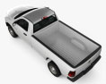 Dodge Ram 2500 Regular Cab ST 8-foot Box 2012 3d model top view