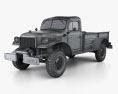 Dodge Power Wagon 1946 3D模型 wire render