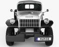 Dodge Power Wagon 1946 3D 모델  front view