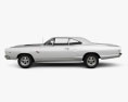 Dodge Coronet R/T Coupe 1968 3D модель side view