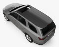 Dodge Durango RT 2016 Modello 3D vista dall'alto