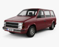 Dodge Caravan 1984 Modelo 3D