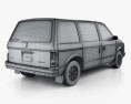 Dodge Caravan 1984 3D-Modell