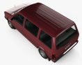 Dodge Caravan 1984 3D-Modell Draufsicht