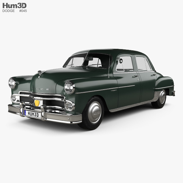 Dodge Coronet sedan 1950 3D model