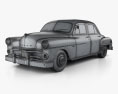 Dodge Coronet sedan 1950 3d model wire render