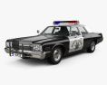 Dodge Monaco Police 1974 Modèle 3d