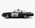 Dodge Monaco Polizia 1974 Modello 3D vista laterale