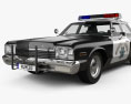 Dodge Monaco Polizia 1974 Modello 3D