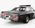 Dodge Monaco Police 1974 3d model