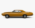 Dodge Coronet hardtop coupe 1970 3d model side view