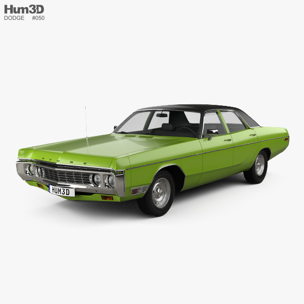 Dodge Polara hardtop Coupe 1970 3D model
