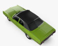 Dodge Polara hardtop Coupe 1970 3d model top view