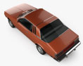 Dodge Challenger 1978 3d model top view