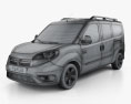 Dodge Ram ProMaster City Wagon 2018 3d model wire render