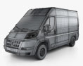 Dodge Ram ProMaster Cargo Van L2H2 2016 3D-Modell wire render