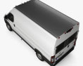 Dodge Ram ProMaster Cargo Van L2H2 2016 3D-Modell Draufsicht