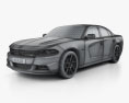Dodge Charger (LD) 2018 3D模型 wire render