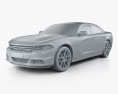 Dodge Charger (LD) 2018 3D模型 clay render