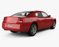 Dodge Charger (LX) 2010 3d model back view