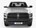 Dodge Ram Regular Cab Chassis 2015 3Dモデル front view