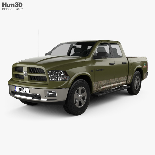 Dodge RAM 1500 Mossy Oak Edition 2014 3D model