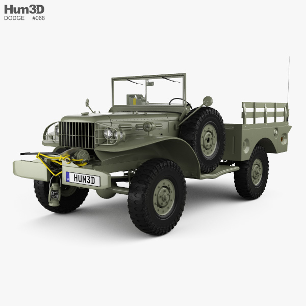 Dodge WC-52 (T214) 1942 3D model