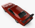 Dodge Charger Daytona Hemi 1969 3d model top view