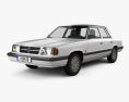Dodge Aries K sedan 1988 3d model
