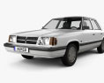 Dodge Aries K sedan 1988 3d model