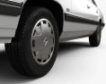 Dodge Aries K sedan 1988 3d model
