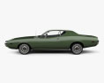 Dodge Charger 1972 3d model side view