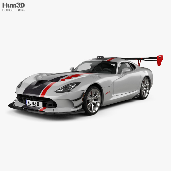 Dodge Viper ACR 2016 3D model