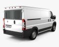 Dodge Ram ProMaster Cargo Van L2H1 with HQ interior 2016 3d model back view