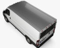 Dodge Ram ProMaster Cargo Van L2H1 with HQ interior 2016 3d model top view