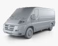 Dodge Ram ProMaster Cargo Van L2H1 con interior 2013 Modelo 3D clay render