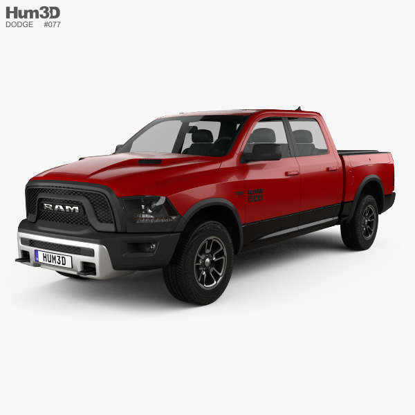 Dodge Ram 1500 Rebel 2015 3Dモデル