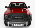 Dodge Ram 1500 Rebel 2015 3Dモデル front view