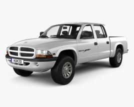 Dodge Dakota Sport Quad Cab 2004 3D model