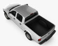 Dodge Dakota Sport Quad Cab 2004 3d model top view
