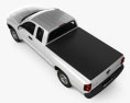 Dodge Dakota Extended Cab 2011 3d model top view