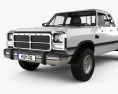 Dodge Ram Club Cab 1994 3D模型