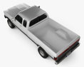 Dodge Ram Club Cab 1994 3D-Modell Draufsicht