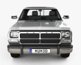 Dodge Ram Club Cab 1994 3D模型 正面图
