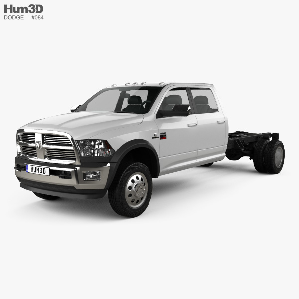 Dodge Ram Crew Cab Chassis L2 Laramie 2015 3D model