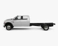 Dodge Ram Crew Cab Chassis L2 Laramie 2019 3D-Modell Seitenansicht