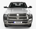 Dodge Ram Crew Cab Chassis L2 Laramie 2019 3D模型 正面图