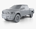 Dodge Ram Power Wagon 2020 Modèle 3d clay render