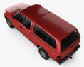 Dodge Ram 1500 Club Cab ST 1999 3D模型 顶视图