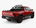 Dodge Ram 1500 Rebel TRX 2017 3D модель back view